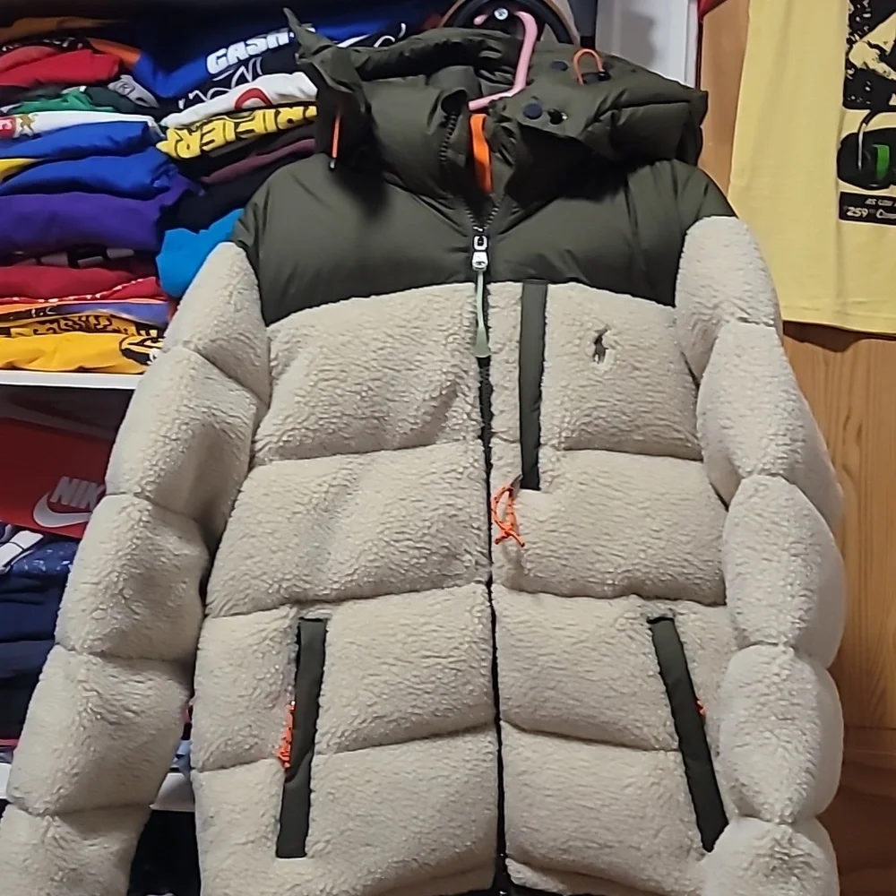 Polo Ralph Lauren sherpa fleece heavy hooded jacket